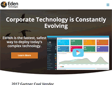 Tablet Screenshot of edentechnologies.com